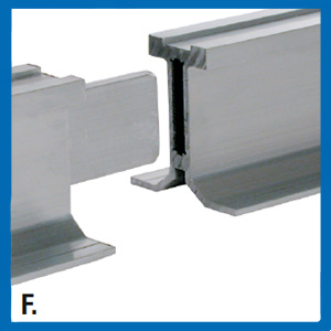 Bianchin Scale - F29 - Scala scorrevole frontale